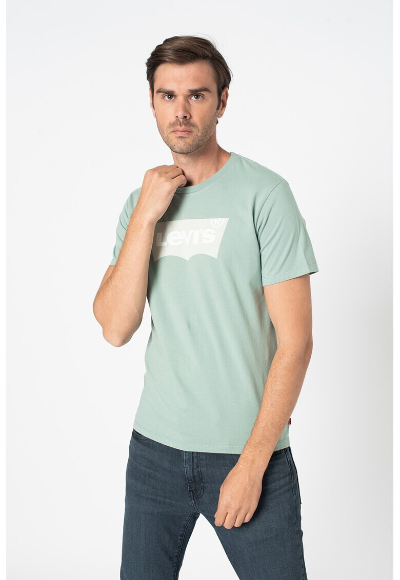 Levi's Памучна тениска с лого - Pepit.bg