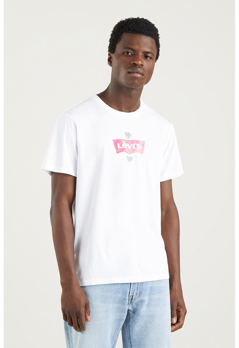 Levi's Памучна тениска с лого - Pepit.bg