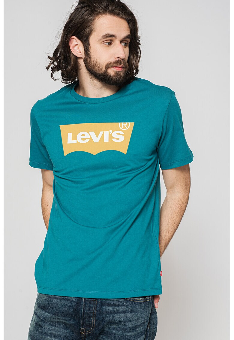 Levi's Памучна тениска с лого - Pepit.bg