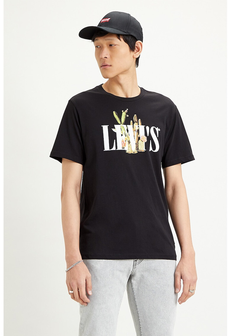 Levi's Тениска с лого и фигурална шарка - Pepit.bg