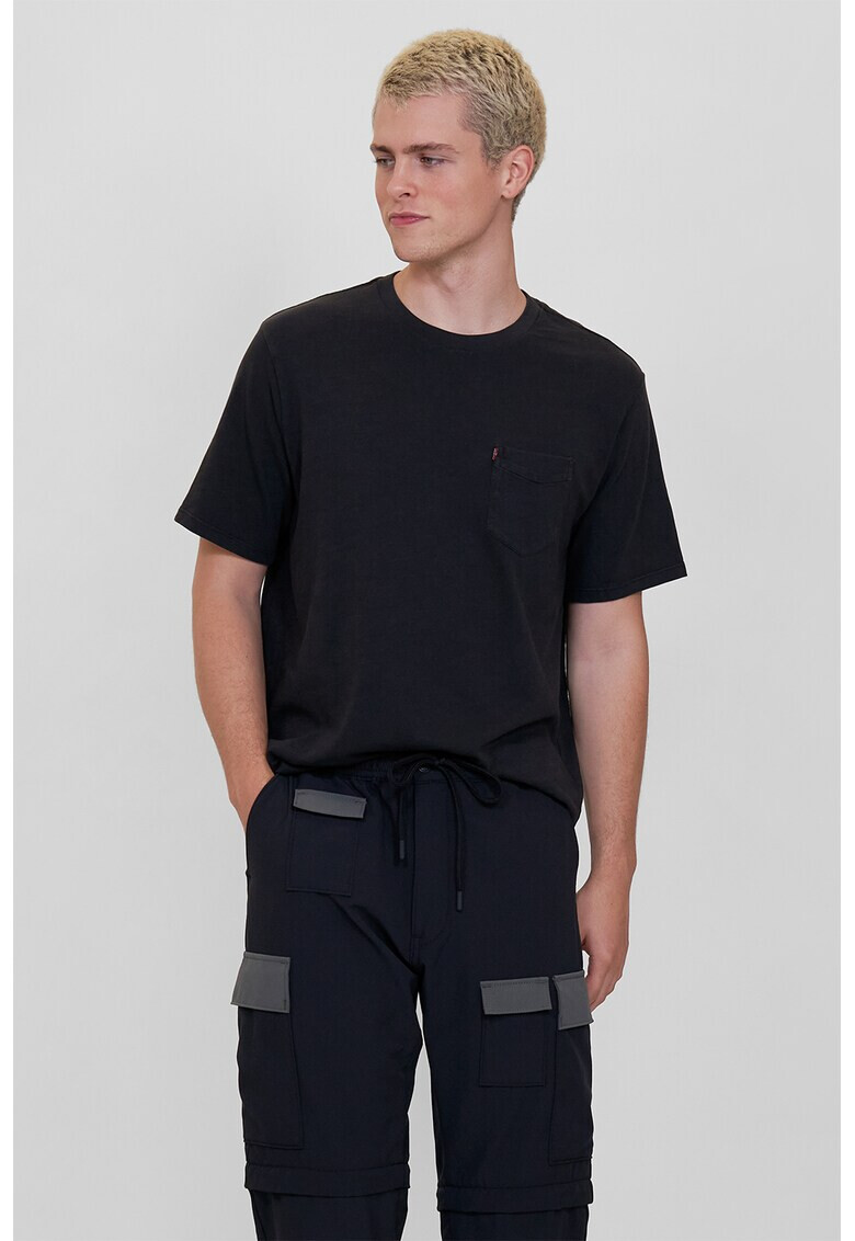 Levi's Тениска с овално деколте и джоб - Pepit.bg