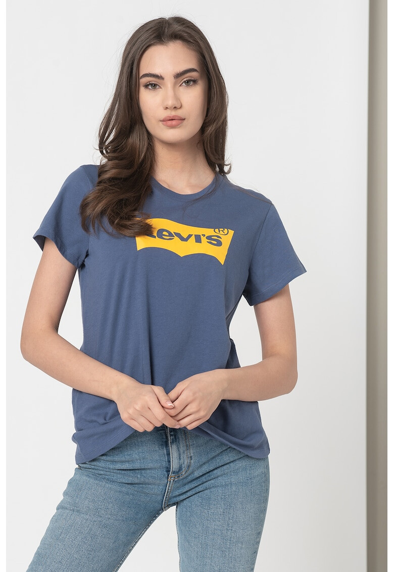 Levi's Тениска с овално деколте и лого17369 - Pepit.bg