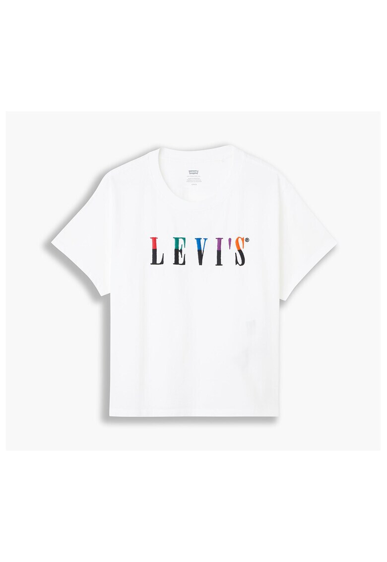 Levi's Тениска Varsity с овално деколте и щампа - Pepit.bg