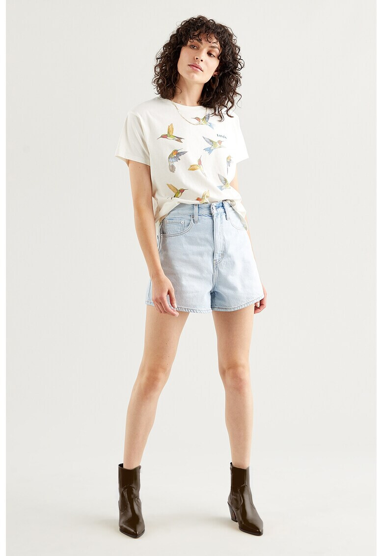 Levi's Тениска Varsity с овално деколте и щампа - Pepit.bg