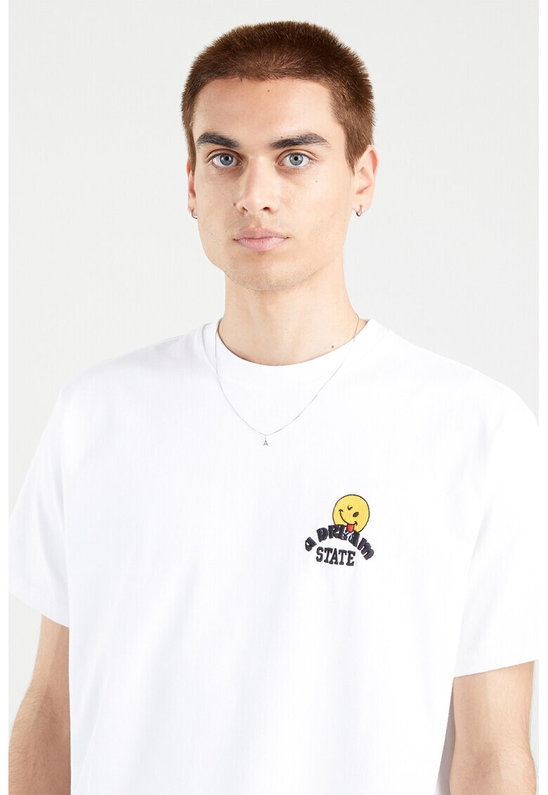 Levi's Тениска с овално деколте и лого - Pepit.bg