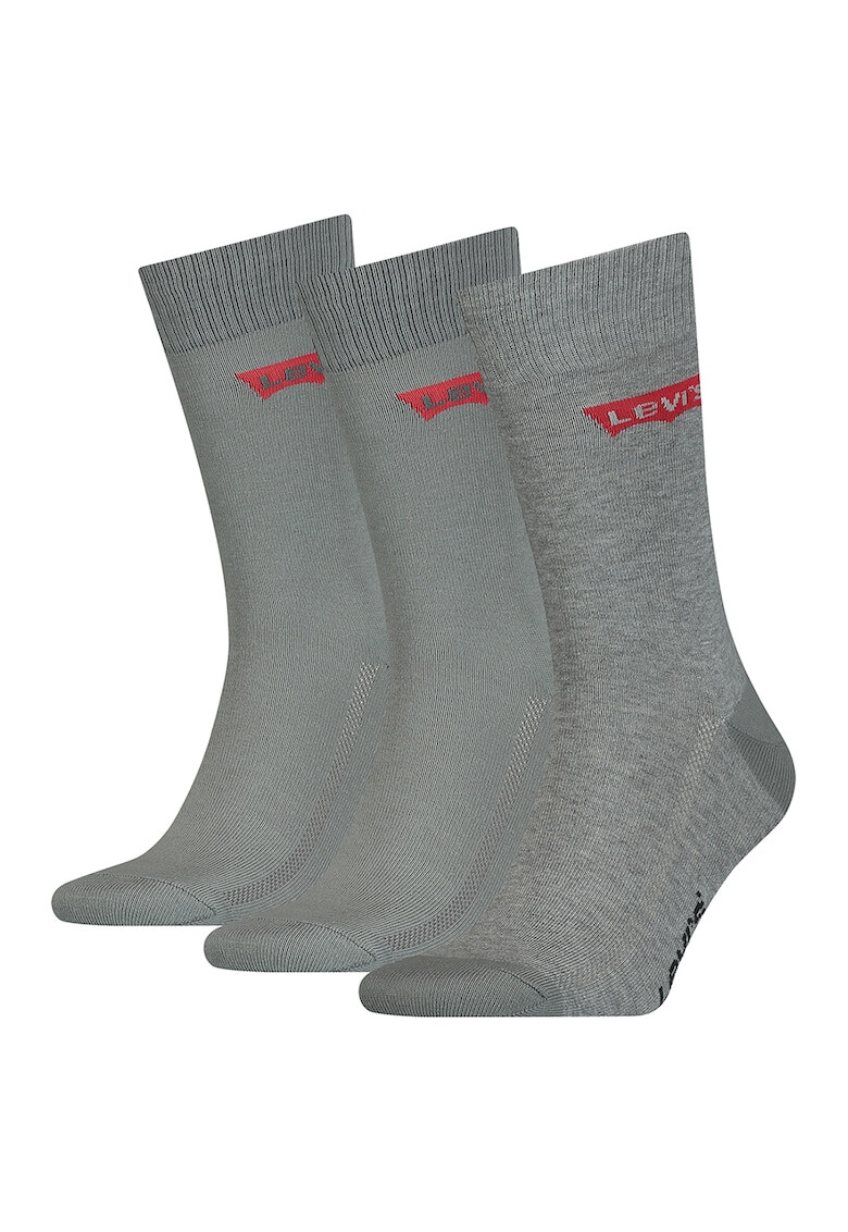 Levi's Унисекс чорапи с лого - 3 чифта - Pepit.bg