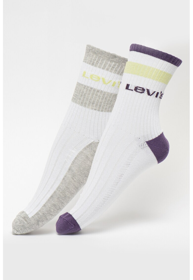 Levi's Унисекс чорапи с памук - 2 чифта - Pepit.bg