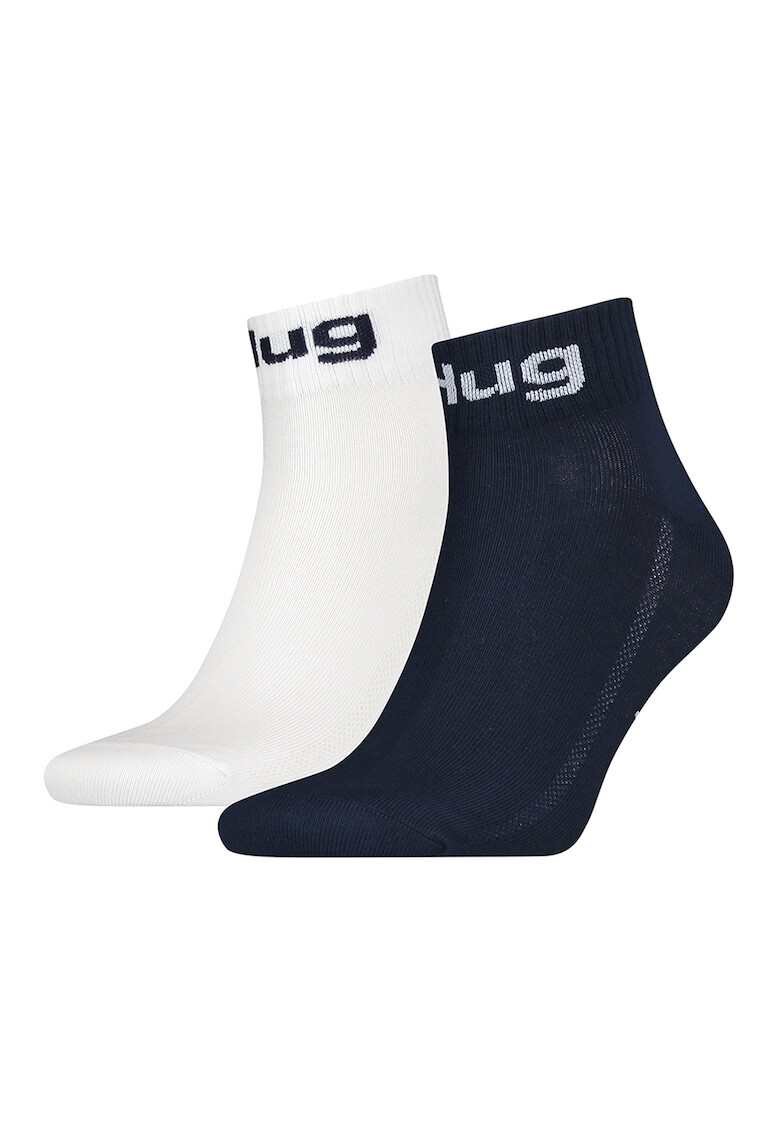 Levi's Унисекс къси чорапи с памук - 2 чифта - Pepit.bg
