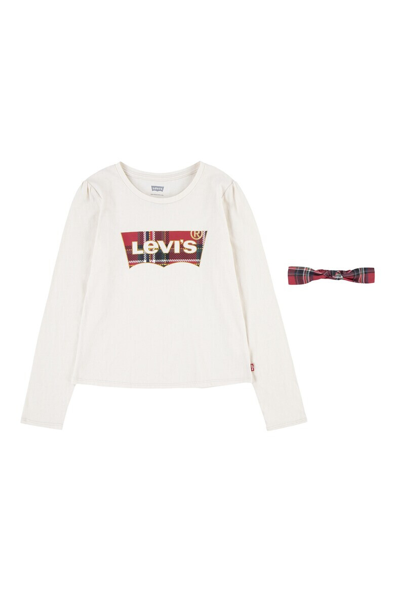 Levi's Блуза с лого и лента за глава - Pepit.bg