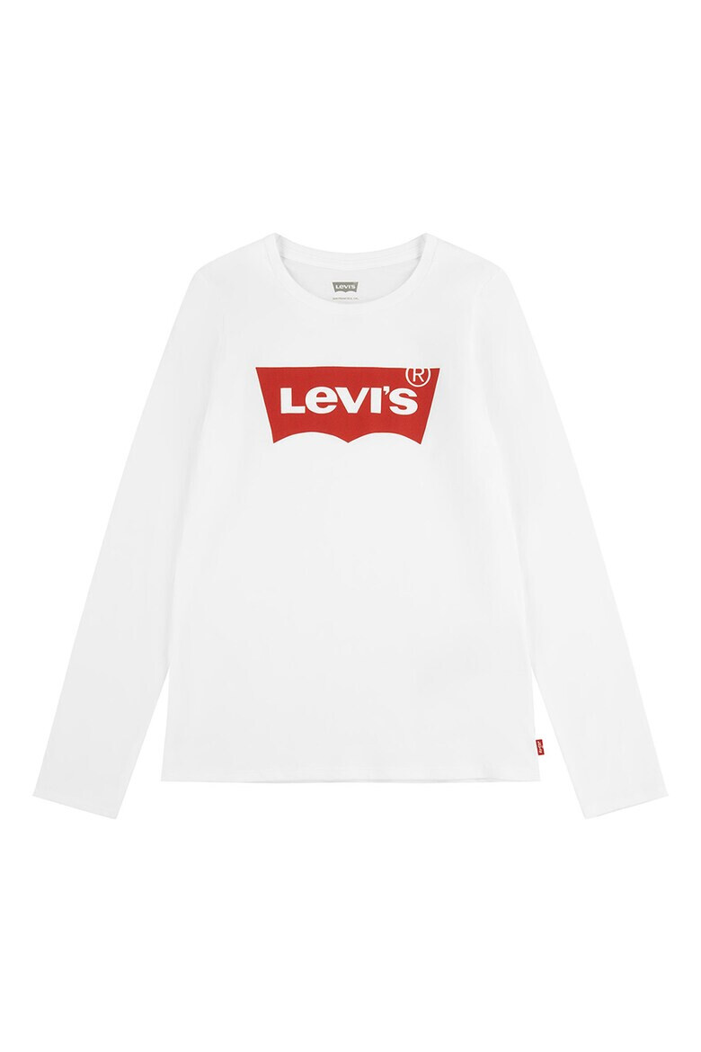 Levi's Памучна блуза с лого - Pepit.bg