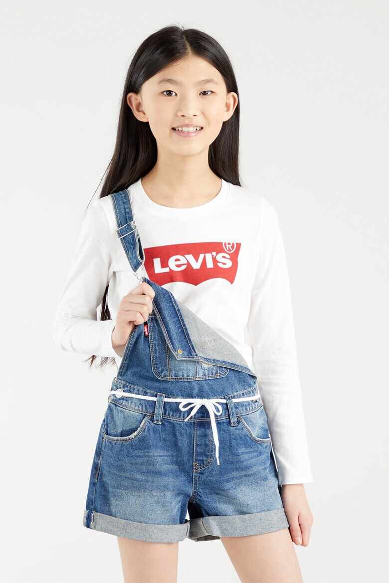 Levi's Памучна блуза с лого - Pepit.bg