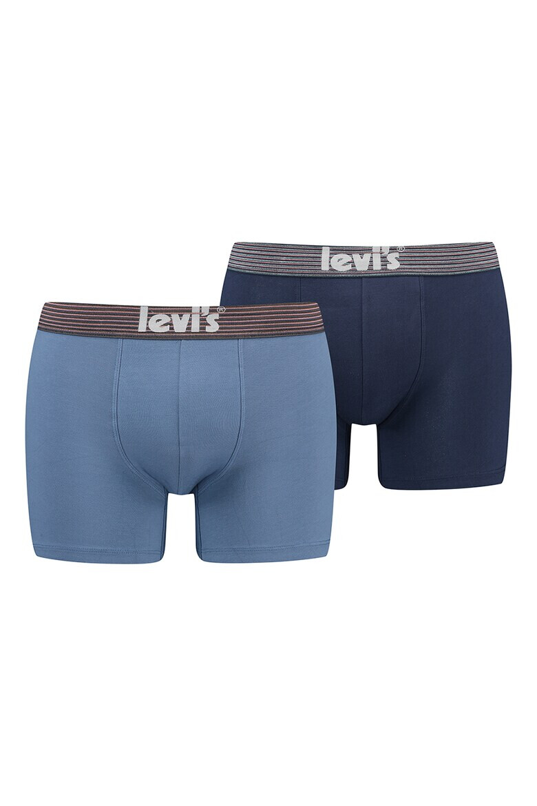 Levi's Боксерки с лого на талията - 2 чифта - Pepit.bg