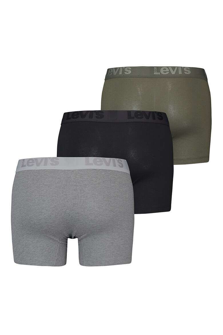 Levi's Боксерки с лого на талията - 3 чифта - Pepit.bg