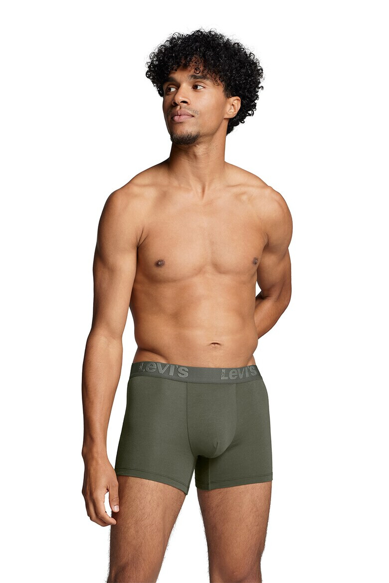 Levi's Боксерки с лого на талията - 3 чифта - Pepit.bg