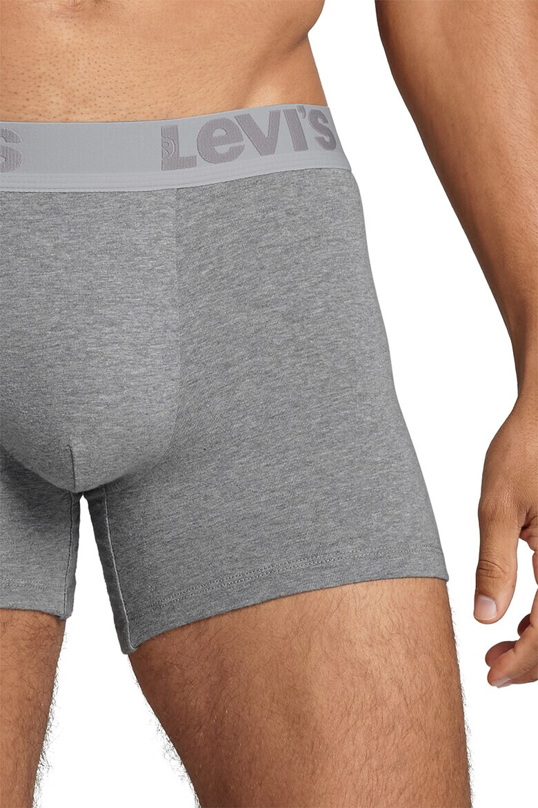 Levi's Боксерки с лого на талията - 3 чифта - Pepit.bg