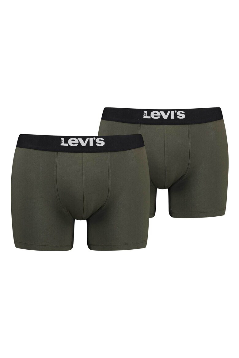 Levis Боксерки с лого на талията - 4 чифта - Каки - Pepit.bg