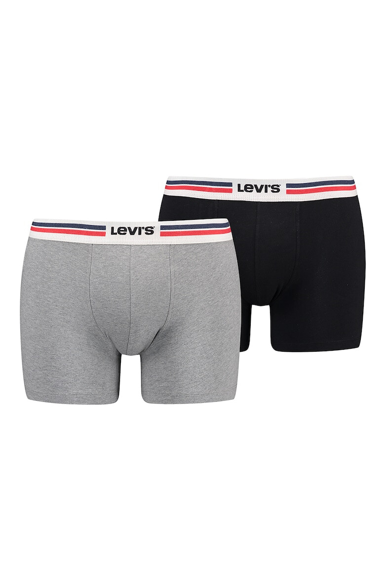 Levi's Боксерки с райе на талията - 2 чифта - Pepit.bg