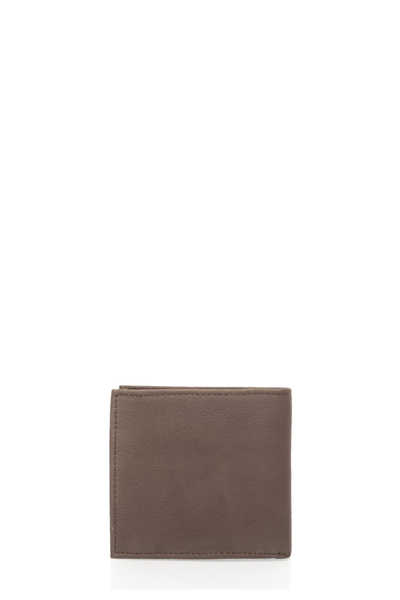 Levis Coffee Brown Nubuck Leather Wallet - Pepit.bg