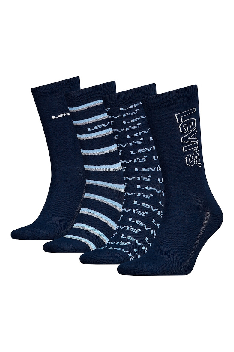 Levis Дълги чорапи с лого - 4 чифта - Pepit.bg