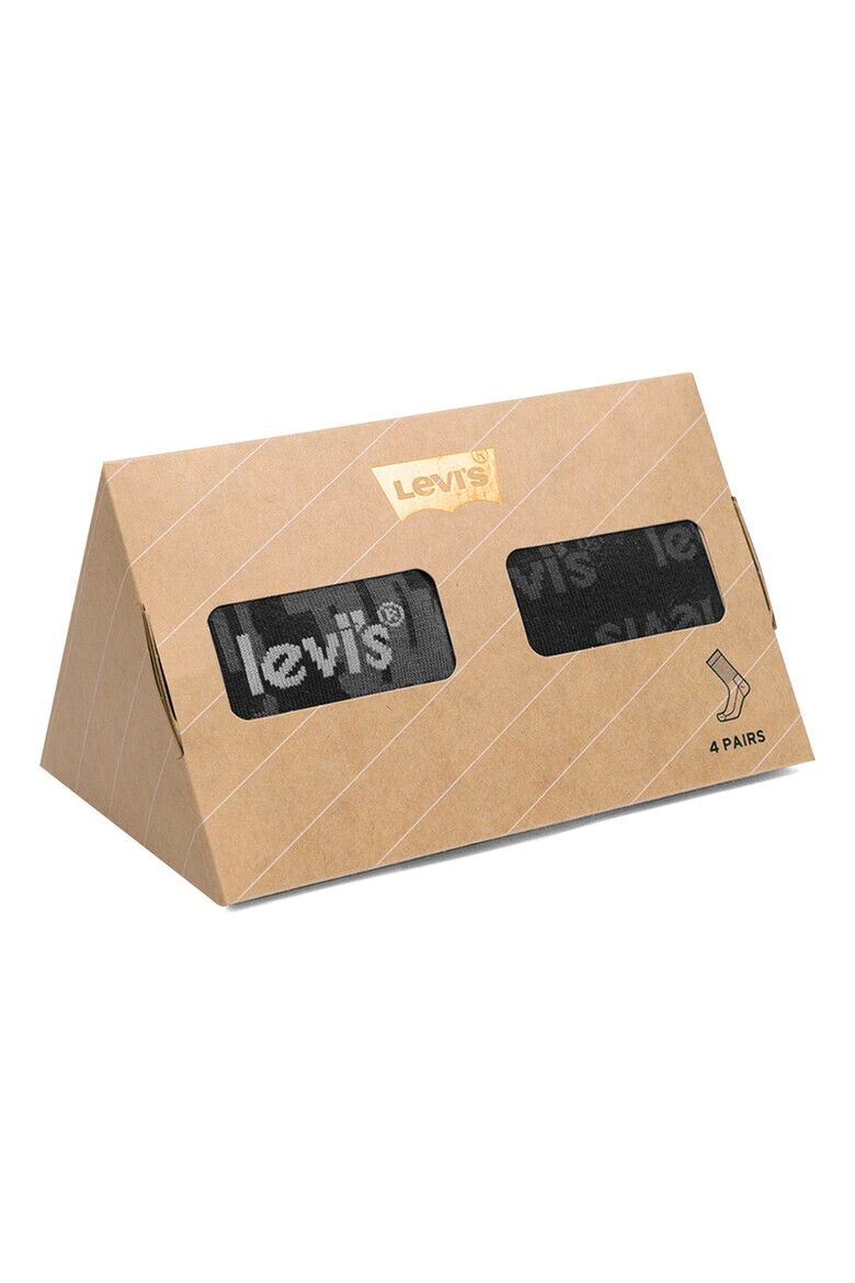 Levis Дълги чорапи с шарка на лога - 4 чифта - Pepit.bg