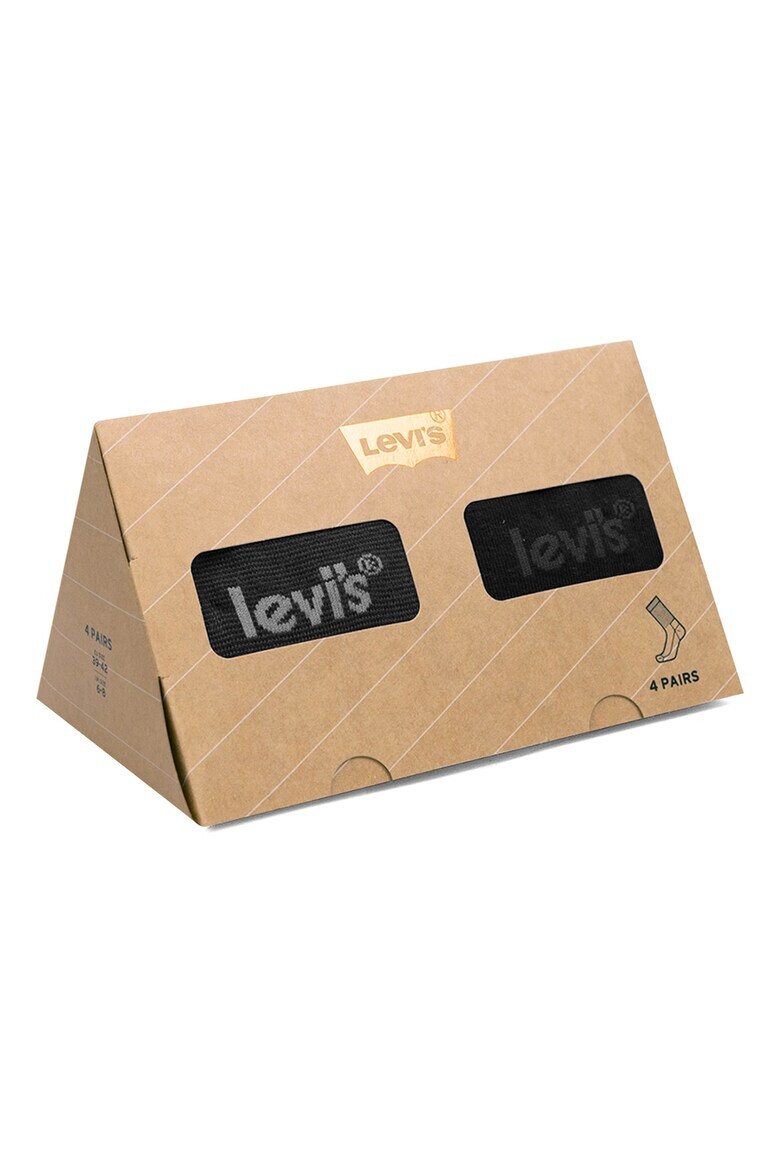 Levis Дълги чорапи с шарка на лога - 4 чифта - Pepit.bg