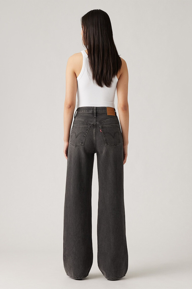 Levis Дънки Ribcage с широк крачол - Антрацитно сиво - Pepit.bg