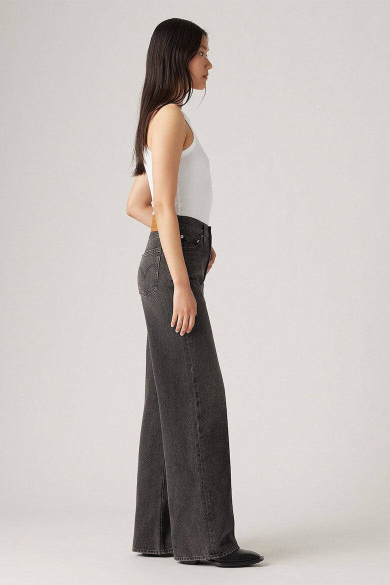 Levis Дънки Ribcage с широк крачол - Антрацитно сиво - Pepit.bg