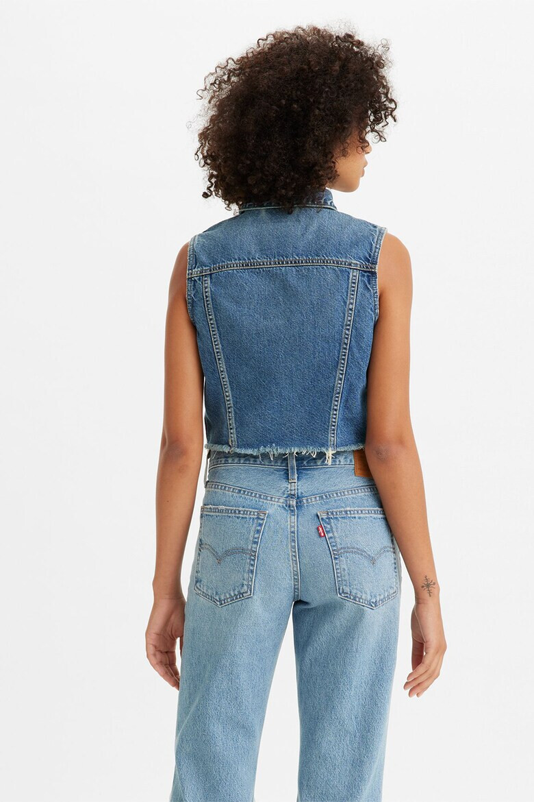 Levi's Дънков елек с незавършени краища - Pepit.bg