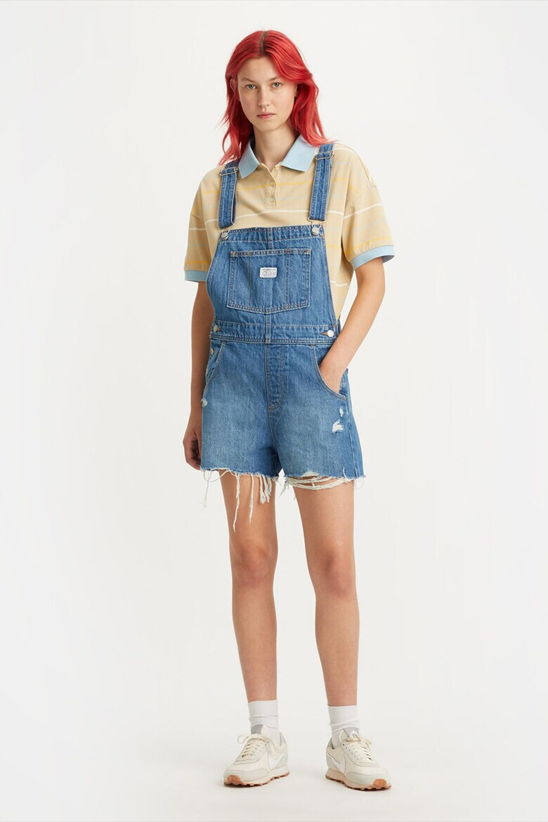 Levi's Дънков къс гащеризон - Pepit.bg