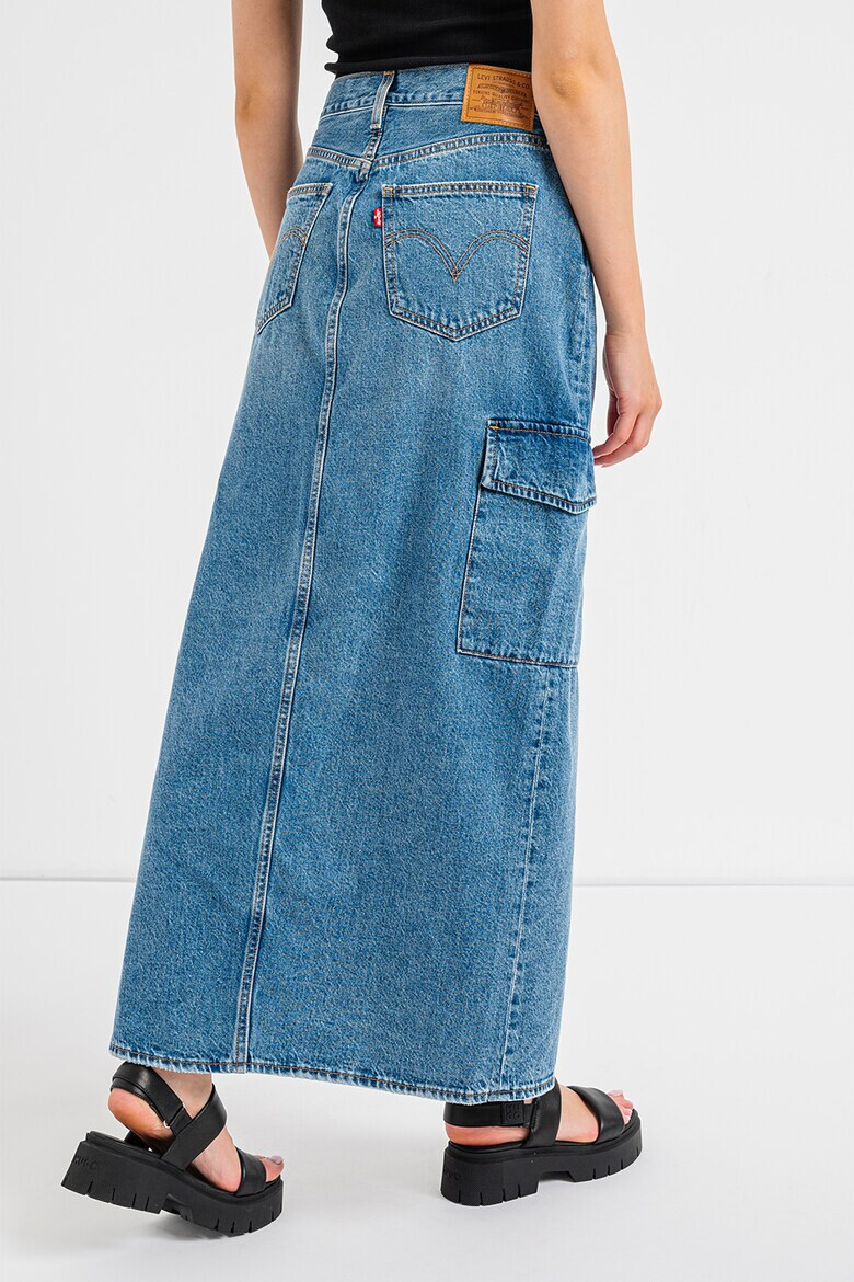 Levis Дънкова пола с шлиц отпред - Pepit.bg