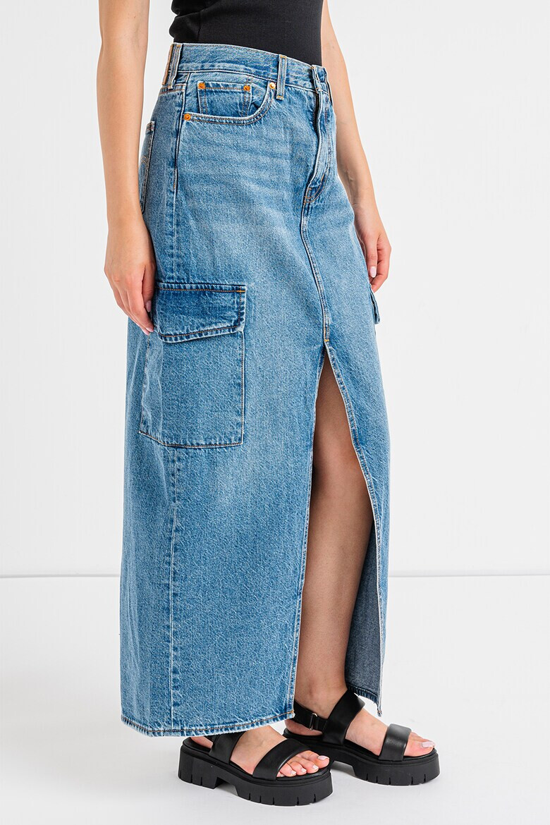 Levis Дънкова пола с шлиц отпред - Pepit.bg