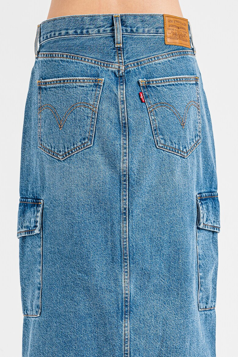 Levis Дънкова пола с шлиц отпред - Pepit.bg