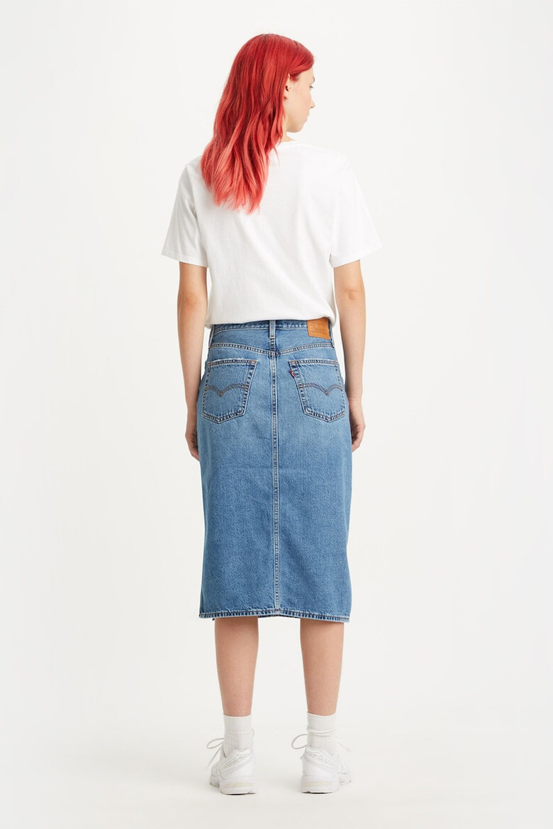 Levis Дънкова пола с цепка встрани - Pepit.bg
