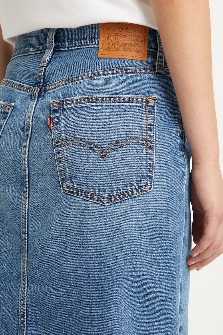 Levis Дънкова пола с цепка встрани - Pepit.bg