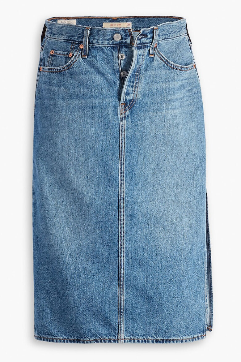 Levis Дънкова пола с цепка встрани - Pepit.bg