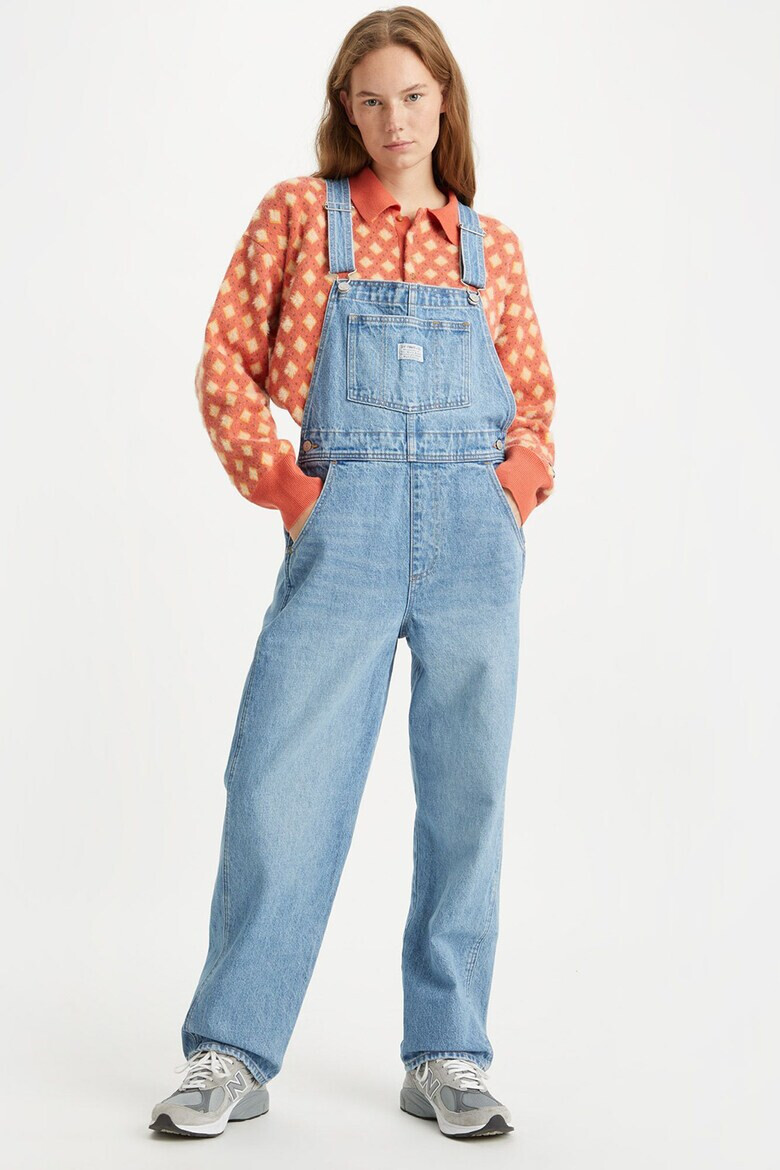 Levi's Гащеризон от деним с квадратно деколте - Pepit.bg
