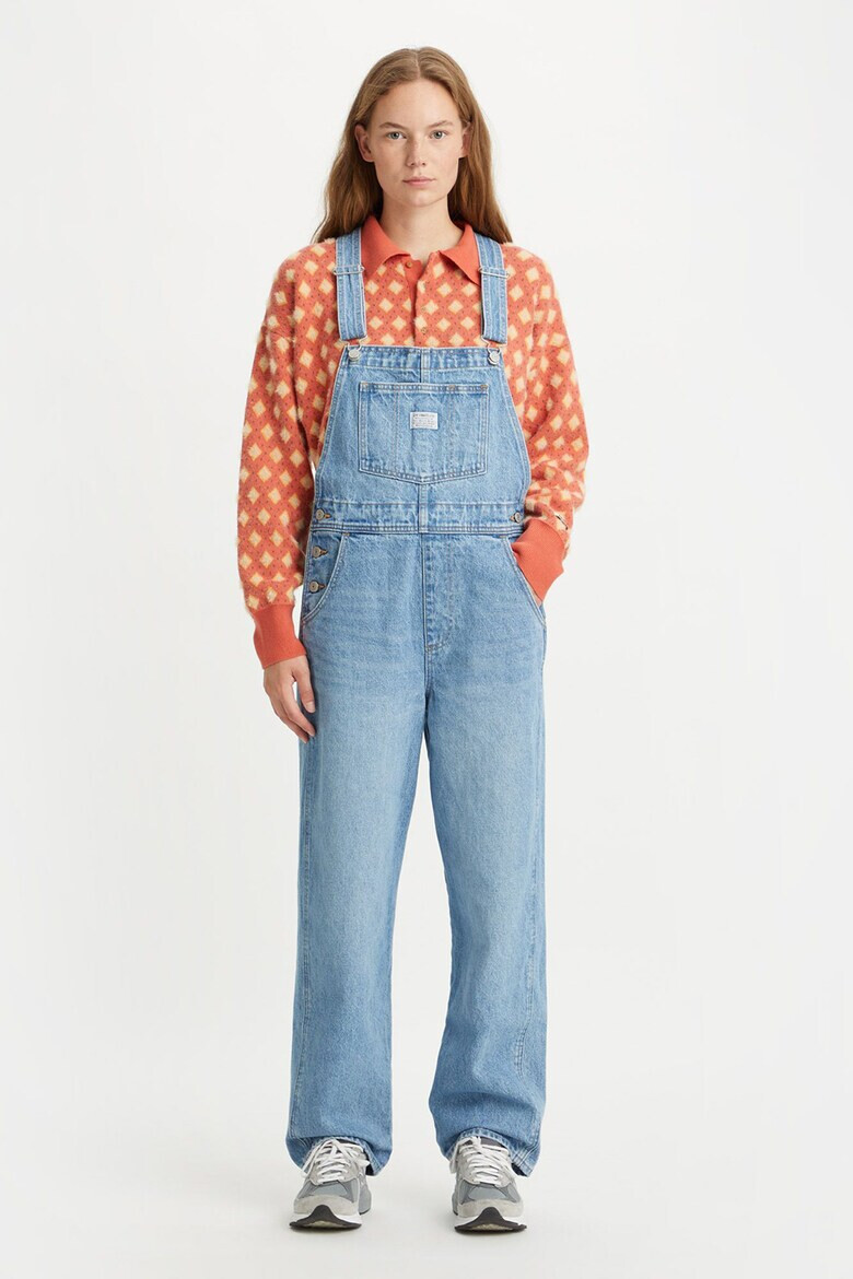 Levi's Гащеризон от деним с квадратно деколте - Pepit.bg