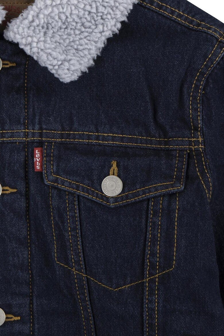 Levi's Яке от деним с плюшена яка - Pepit.bg