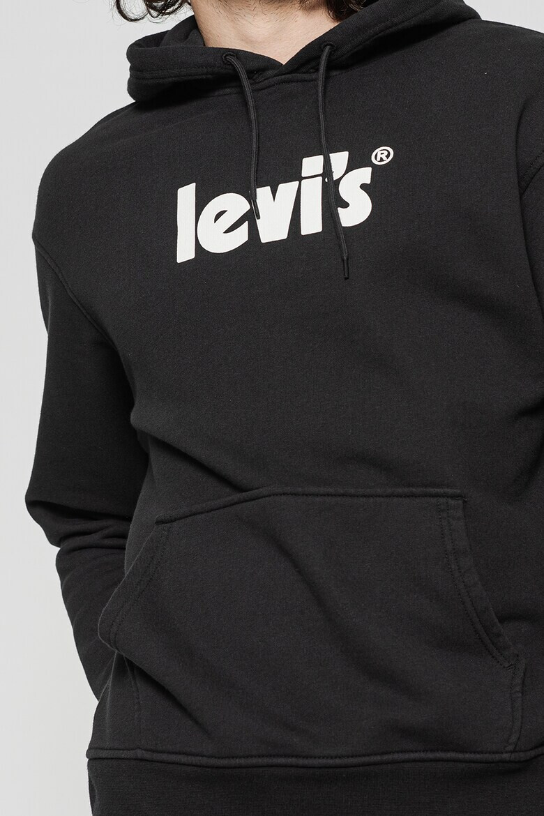 Levis Худи с джоб кенгуру и лого - Pepit.bg