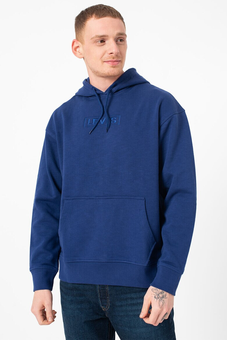 Levis Худи с джоб кенгуру и лого - Pepit.bg