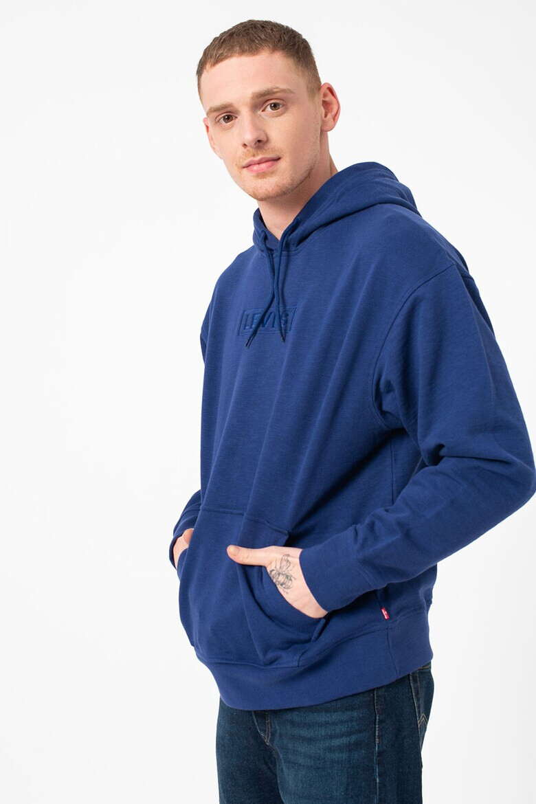 Levis Худи с джоб кенгуру и лого - Pepit.bg