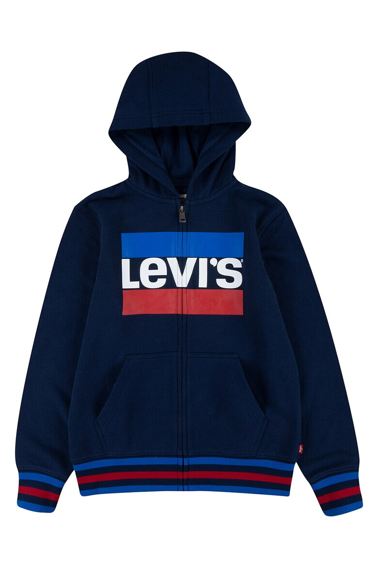 Levis Худи с джобове цип и лого - Pepit.bg