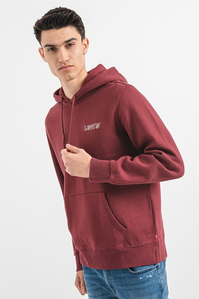 Levis Худи с лого и джоб кенгуру - Pepit.bg