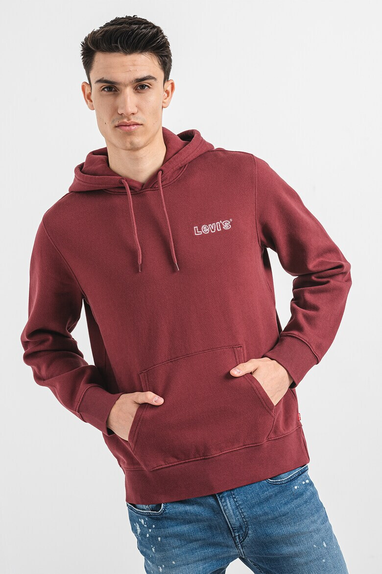Levis Худи с лого и джоб кенгуру - Pepit.bg