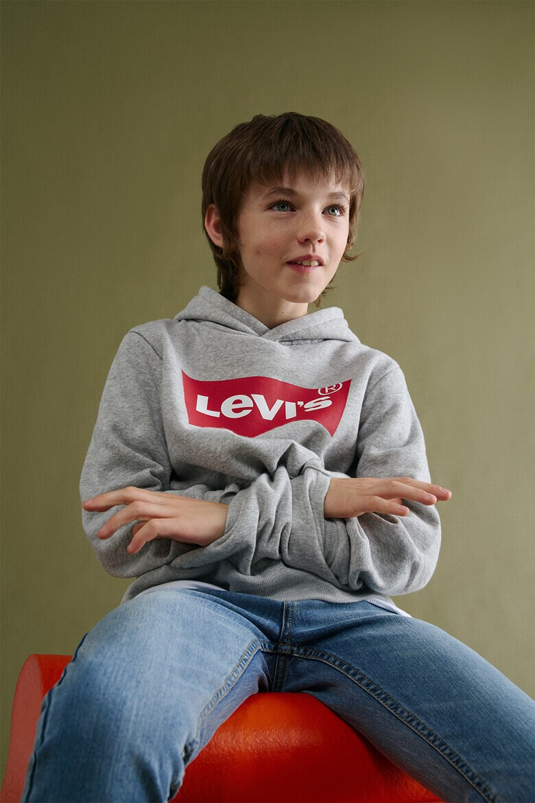 Levis Худи с лого и джоб кенгуру - Pepit.bg