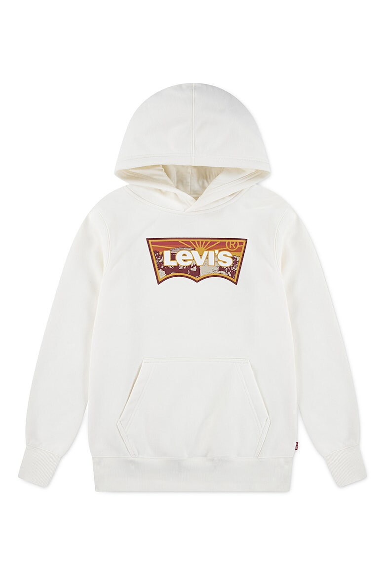 Levis Худи с лого - Слонова кост - Pepit.bg