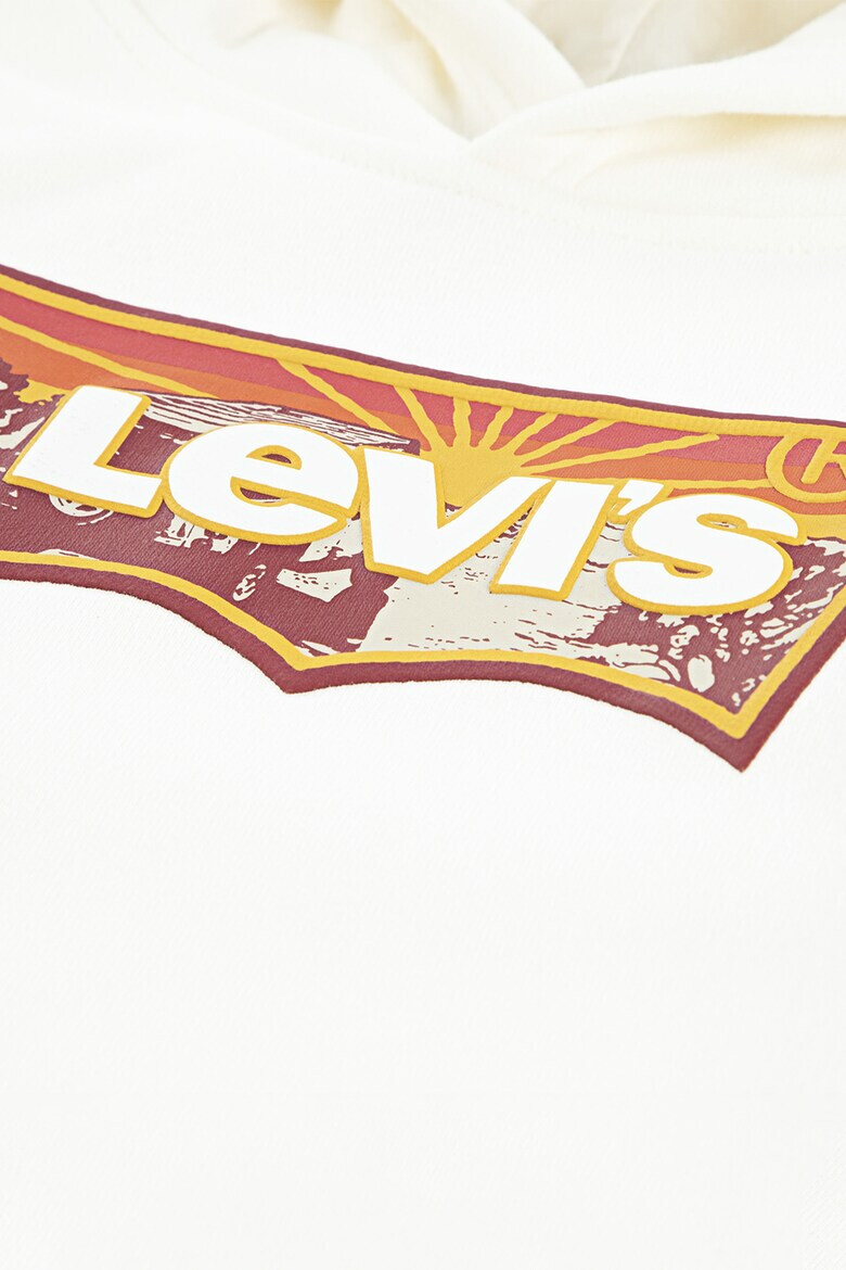 Levis Худи с лого - Слонова кост - Pepit.bg