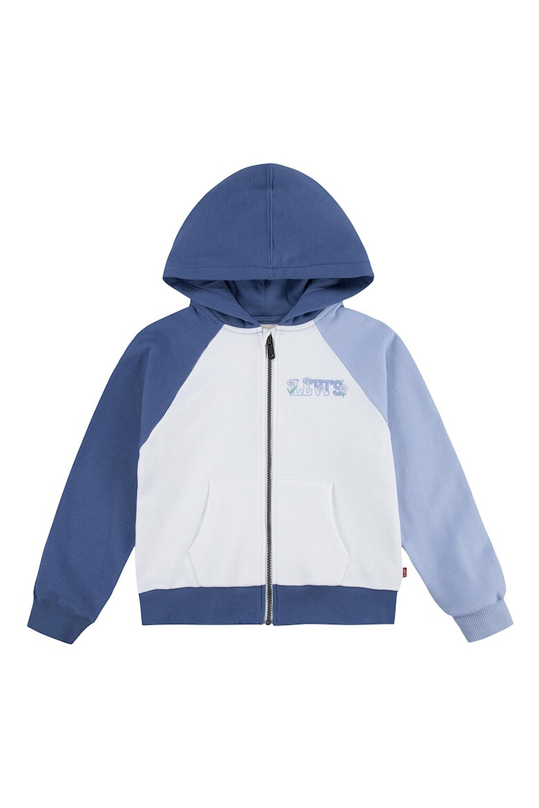 Levis Худи с цип и цветен блок - Pepit.bg