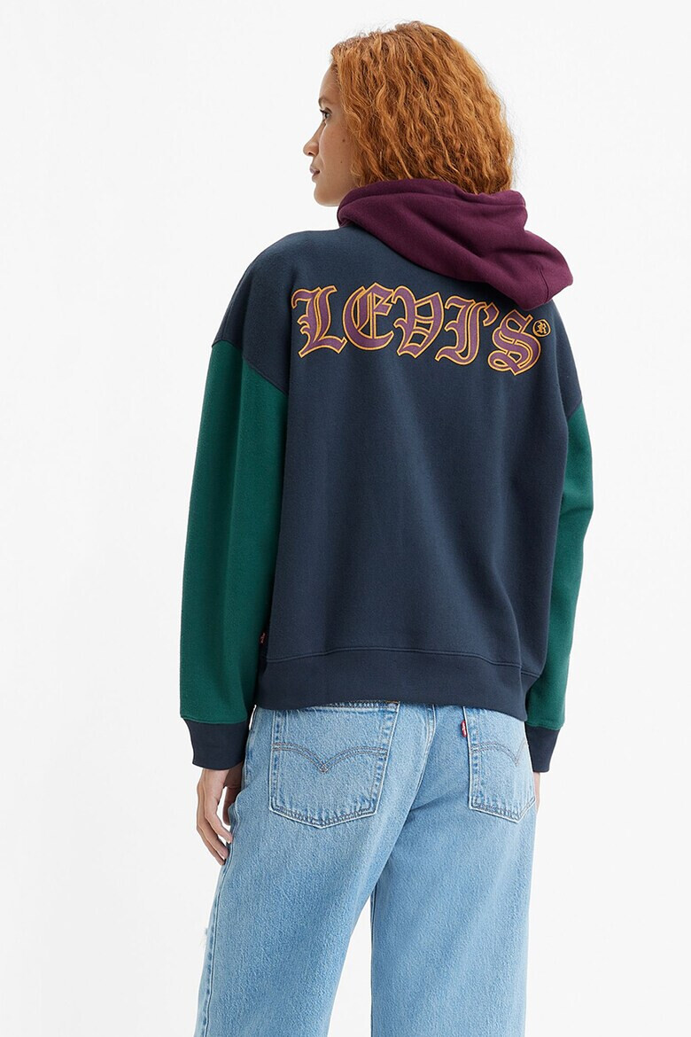 Levis Худи с цветен блок и цип - Pepit.bg