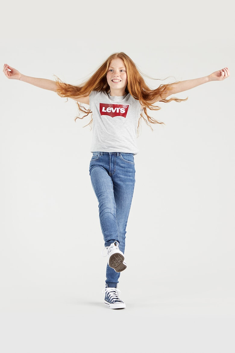 Levis Kids - Памучна тениска с лого - Pepit.bg